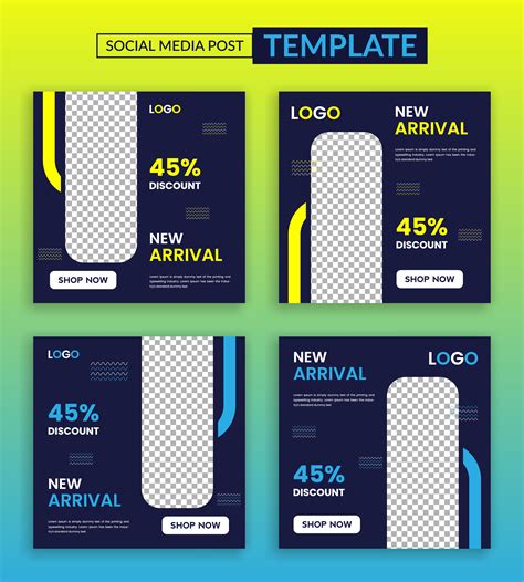 New arrival social media post template, 1216120 Vector Art at Vecteezy