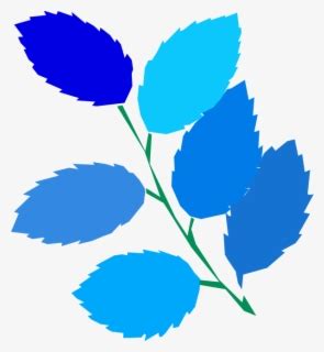 Blue Leaves Clip Art - Spring Clip Art , Free Transparent Clipart - ClipartKey