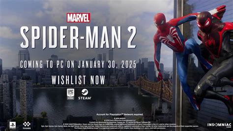 'Marvel’s Spider-Man 2' Arrives on PC January 2025 | Marvel