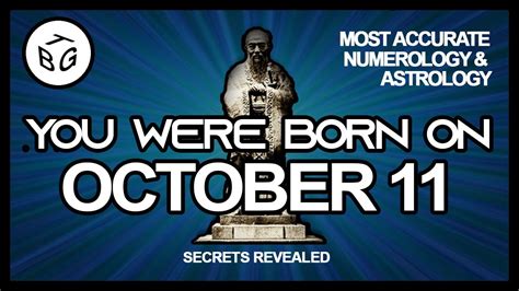 Born on October 11 | Numerology and Astrology Analysis - YouTube