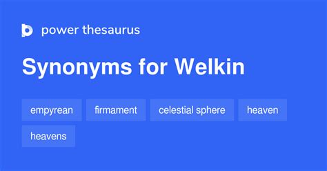 Welkin synonyms - 97 Words and Phrases for Welkin