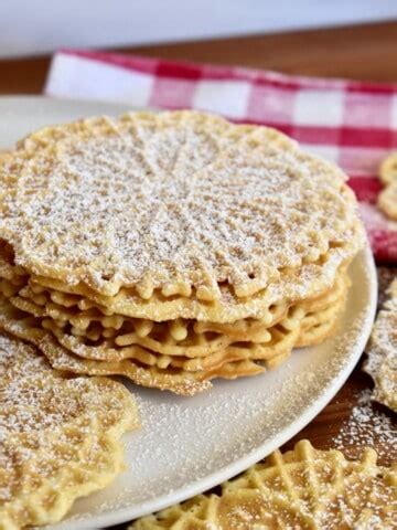 Pizzelle Cookies (Traditional Italian Waffle Cookies) - This Italian Kitchen