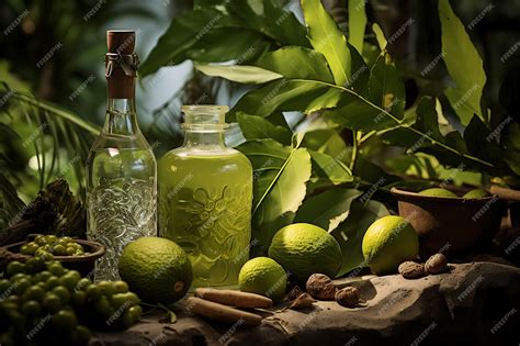 Premium AI Image | Cachaca production process food photography