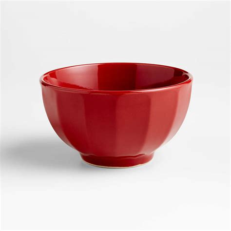 Cafe Red Cereal Bowl + Reviews | Crate & Barrel