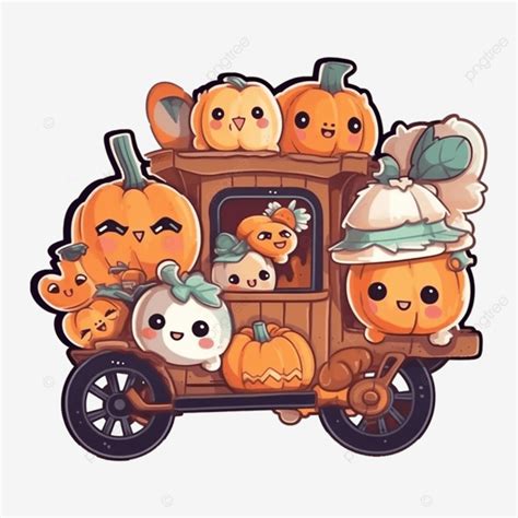 Halloween Cute Cartoon Pumpkin Car, Halloween, Pumpkin Car, Pumpkin PNG Transparent Image and ...