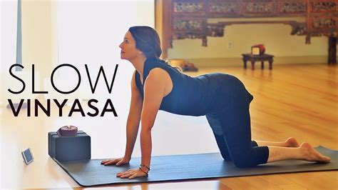 45 Minute Hatha Yoga Flow (Slow Vinyasa) - YouTube