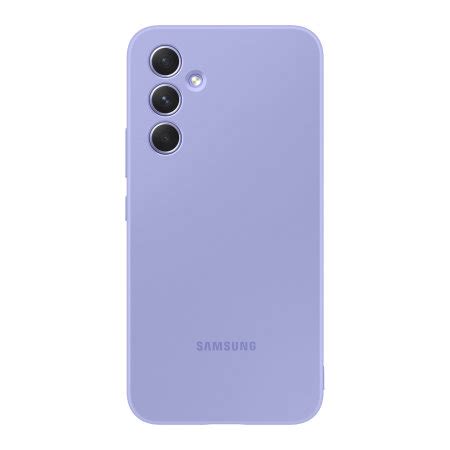 Official Samsung Blueberry Silicone Case - For Samsung Galaxy A54 5G