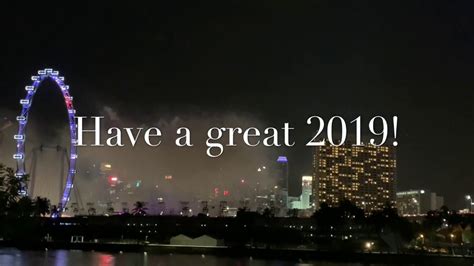 Singapore | New Year Countdown 2019 - YouTube