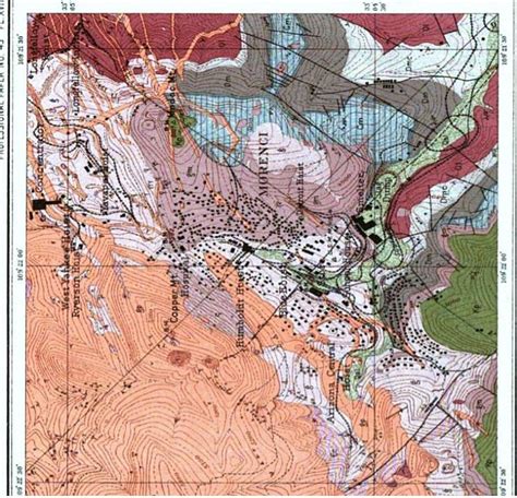 old map of Morenci, Arizona. This is where all of our Azurite comes from. etsy.com/azurz.shop ...