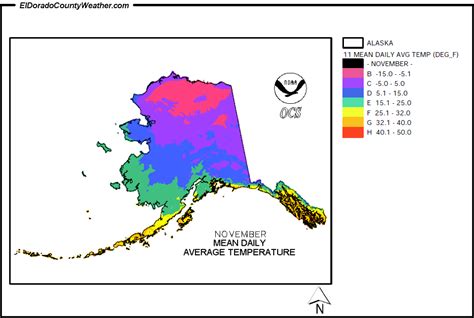 Temperature Map Of Alaska - Cities And Towns Map