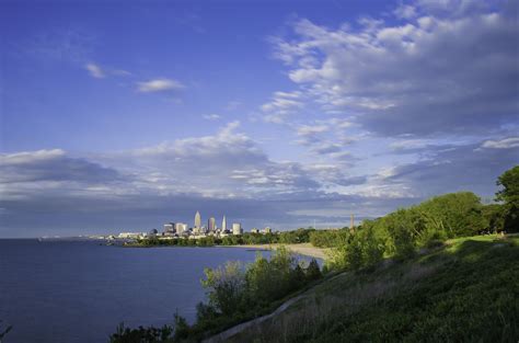 Overview of Lake Erie From Cleveland