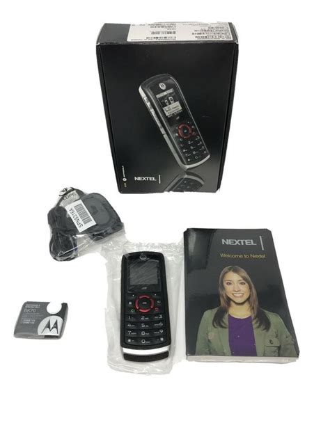 Nextel Motorola i335 Walkie-Talkie In Box Missing Back & Card Never used #Motorola in 2020 ...