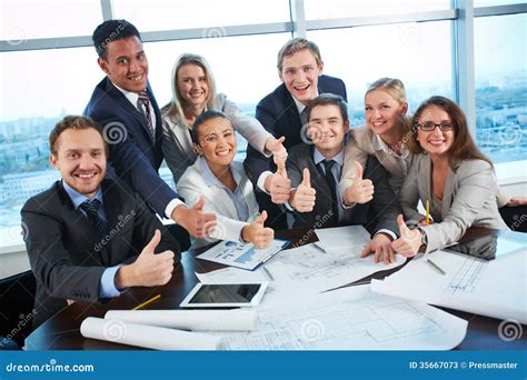 Happy co-workers stock image. Image of corporate, colleague - 35667073