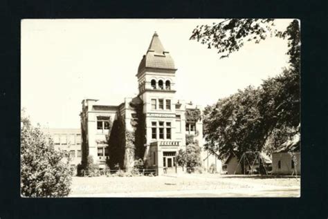 Holstein Iowa IA c1925 to 30s RPPC Original Old 3 Story Public School Building | eBay