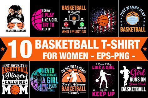 Basketball Women T Shirt Design Bundle Graphic by shipna2005 · Creative ...