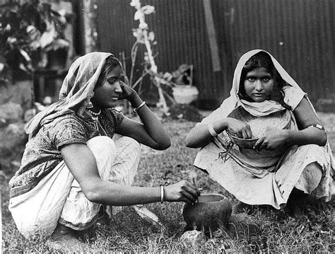 East Indian Girls preparing rice, Jamaica ( via ) | Jamaica history, Old jamaica, Jamaica