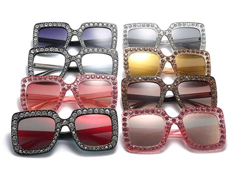 Rhinestone Sunglasses Women Fashion Shades Free Shipping