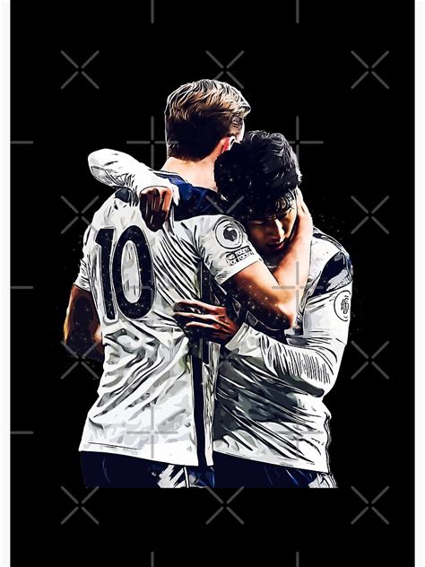 "Harry Kane and Heung Min Son" Poster by Animob | Redbubble