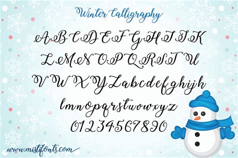 Winter Calligraphy Font - Befonts.com