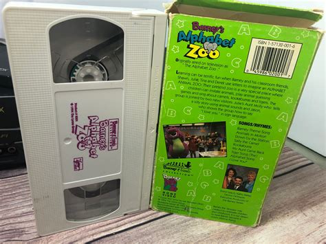 Barney's Alphabet Zoo VHS Movie VHS Tape Vintage - Etsy Israel