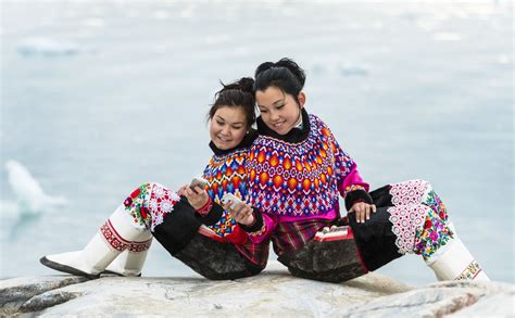 Traditional dress - the national costume of Greenland | Traditional dresses, Inuit clothing ...