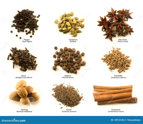 Spice Chart Royalty Free Stock Photo - Image: 12913145