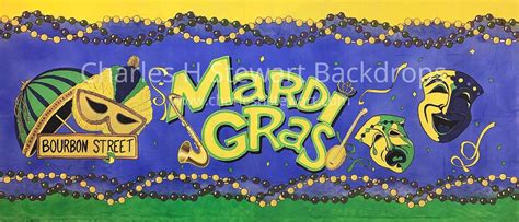 Mardi Gras Backdrop 18x24 | Backdrops by Charles H. Stewart