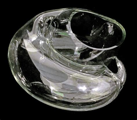 Lot - Large Art Glass Centerpiece Vase