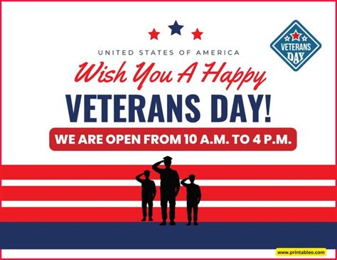 25+ Veterans Day Signs | Download Printable PDF