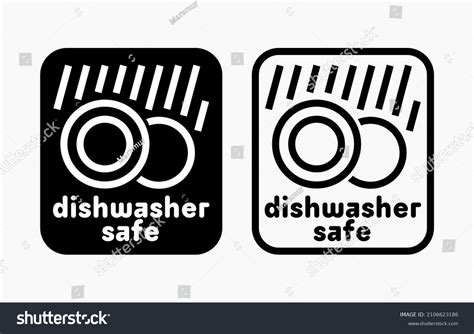 Dishwasher Safe Vector Information Sign Stock Vector (Royalty Free) 2106623186 | Shutterstock