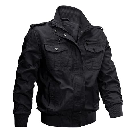 Tactical Men's Military Cargo Jacket Cotton Coat MA-1