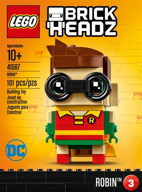 Best Buy: BrickHeadz The LEGO Batman Movie: Robin 41587 Red 6175560