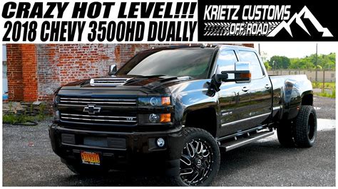 CRAZY NEW LEVEL!!! 2018 CHEVY 3500HD DUALLY │ Krietz Auto - YouTube