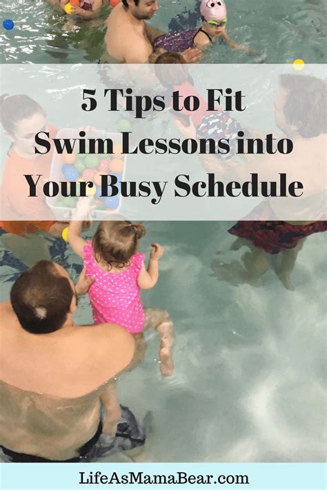 Fitting Swim Lessons into Your Busy Schedule - Life as Mama Bear