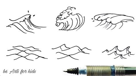 How To Draw Waves Hair