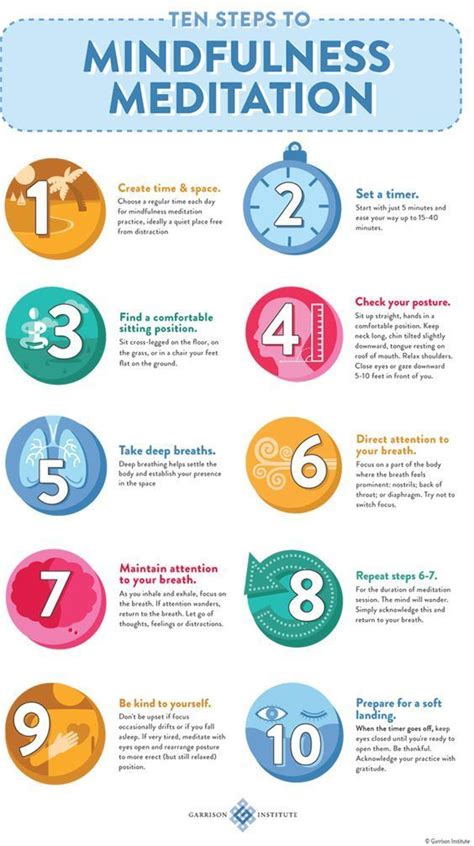 How To Meditate In 10 Easy Steps (Infographic) | Meditation for ...