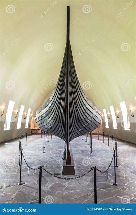 Old Viking Ship editorial photography. Image of historic - 58145812