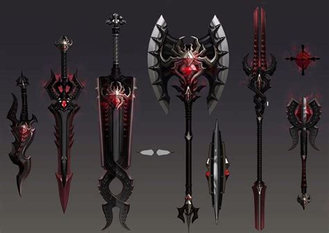 Aion 2.7: Eternal Crucible PVP Arena Set - The Art of Aion Online Ninja Weapons, Anime Weapons ...