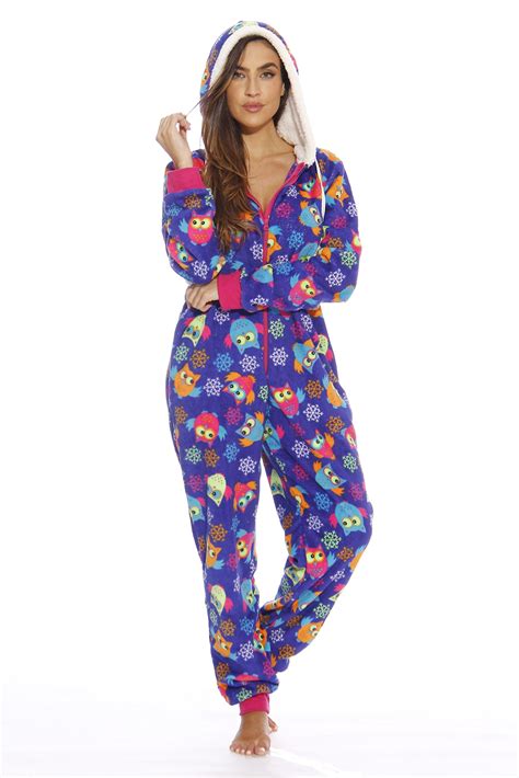 Just Love Adult Onesie / Pajamas (Snowflake Owl, X-Large) - Walmart.com ...