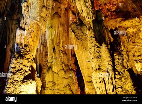 Natural karst caves Stock Photo - Alamy