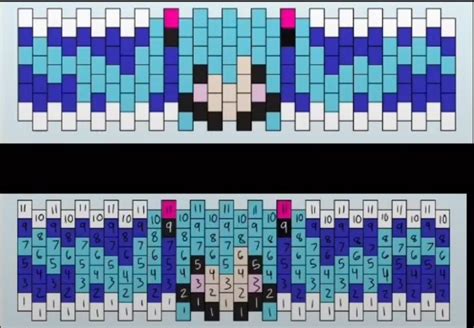 Miku kandi | Diy kandi bracelets, Kandi cuff patterns, Kandi patterns