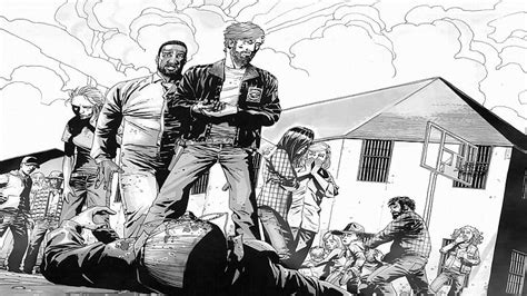 1366x768px | free download | HD wallpaper: comics, Monochrome Factor, Rick Grimes, The Walking ...