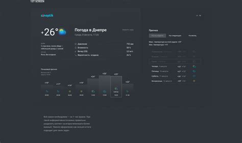 Sinoptik.ua | Weather Service. Redesign on Behance