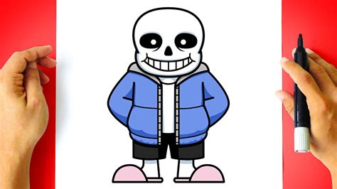 How to DRAW SANS - Undertale - YouTube