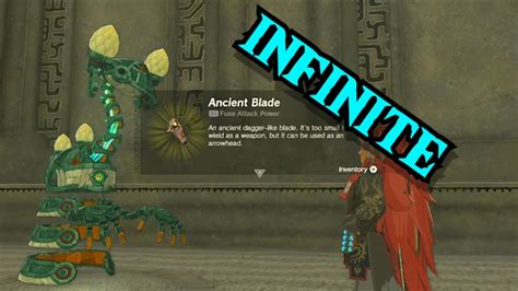 How to get INFINITE Ancient Blades! TOTK - YouTube