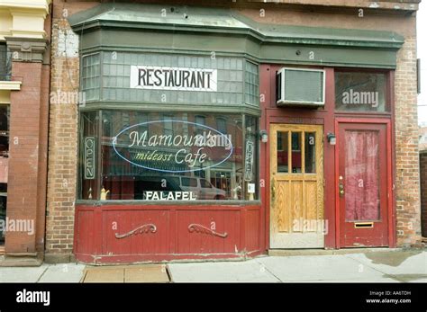 Restaurant in downtown Albany, New York Stock Photo - Alamy