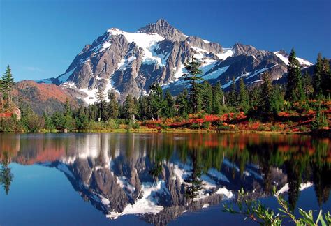 Beautiful Mount Shuksan, in Washington’s north Cascade mountains. I ...