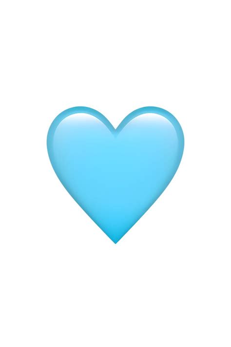 Light Blue Heart Emoji | Blue heart emoji, Blue heart emoji meaning ...