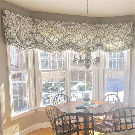 FREE SHIPPING Roman Shade Stationary Valance Custom | Etsy | Window treatments living room ...