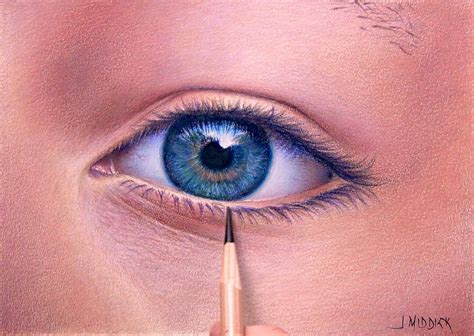 How To Draw Realistic Eyes In Colored Pencil | Sharpened Artist